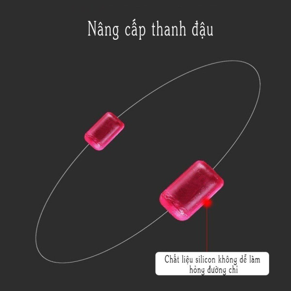 Hạt Chặn Săn Hàng Silicone Trong Suốt Và Xanh Lá Chuyên Dùng Câu Cá Lớn Cao Cấp