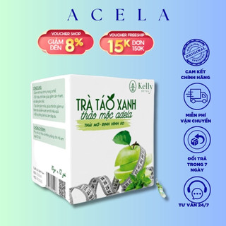 Trà táo giảm cân kelly trà táo xanh giảm cân thải mỡ an toàn