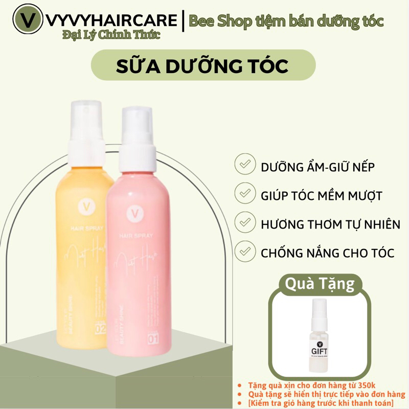 SỮA DƯỠNG TÓC MUST HAVE GIÚP TÓC MỀM MƯỢT,GIỮ NẾP TÓC VÀ CHỐNG NẮNG CHO TÓC VYVYHAIRCARE 100ML