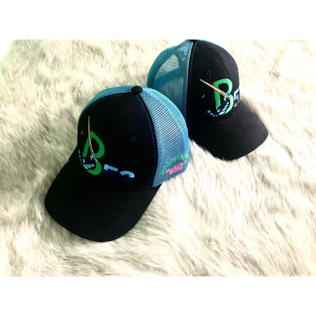 Nón Câu Đài B52, Hình Thêu, Thiết Kế Thoáng Khí