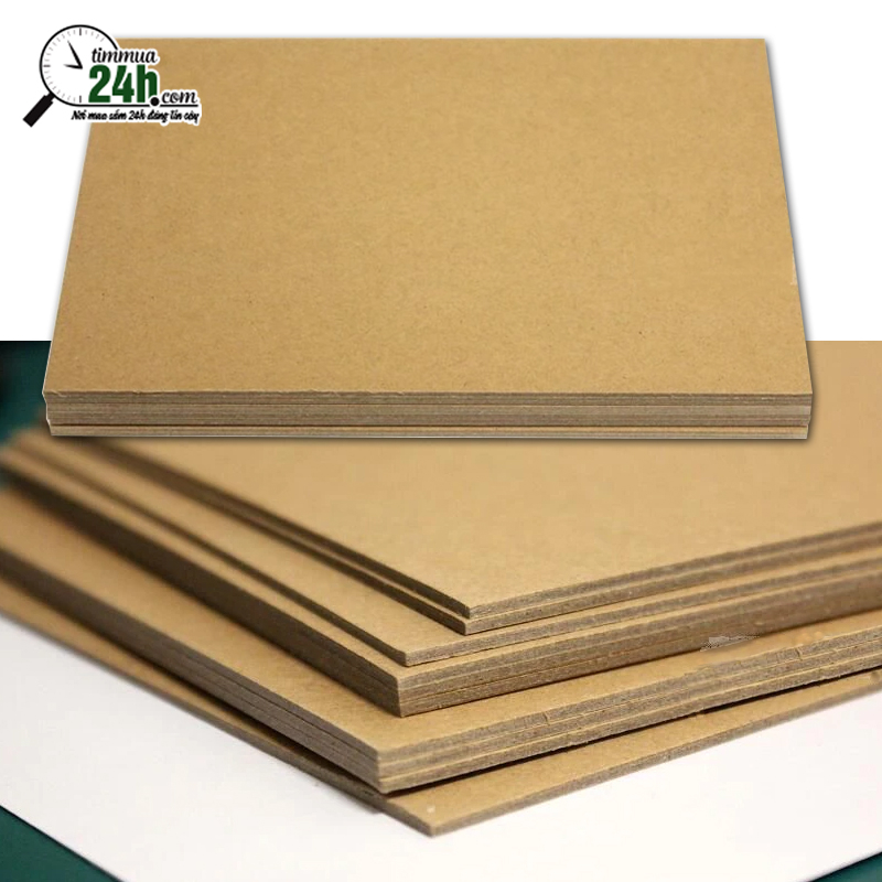 Combo 5 - 10 tấm carton lạnh, 3 lớp - carton làm bìa sổ, mô hình, đồ handmade