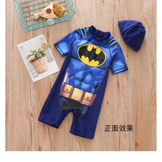 Sh654 bộ bơi liền batman kèm mũ