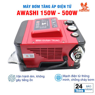 Máy Bơm Tăng Áp Điện Tử Awashi 150W, 200W, 300W, 400W Nhật Bản, Chống cháy, vận hành êm - Bảo Hành 24 Tháng