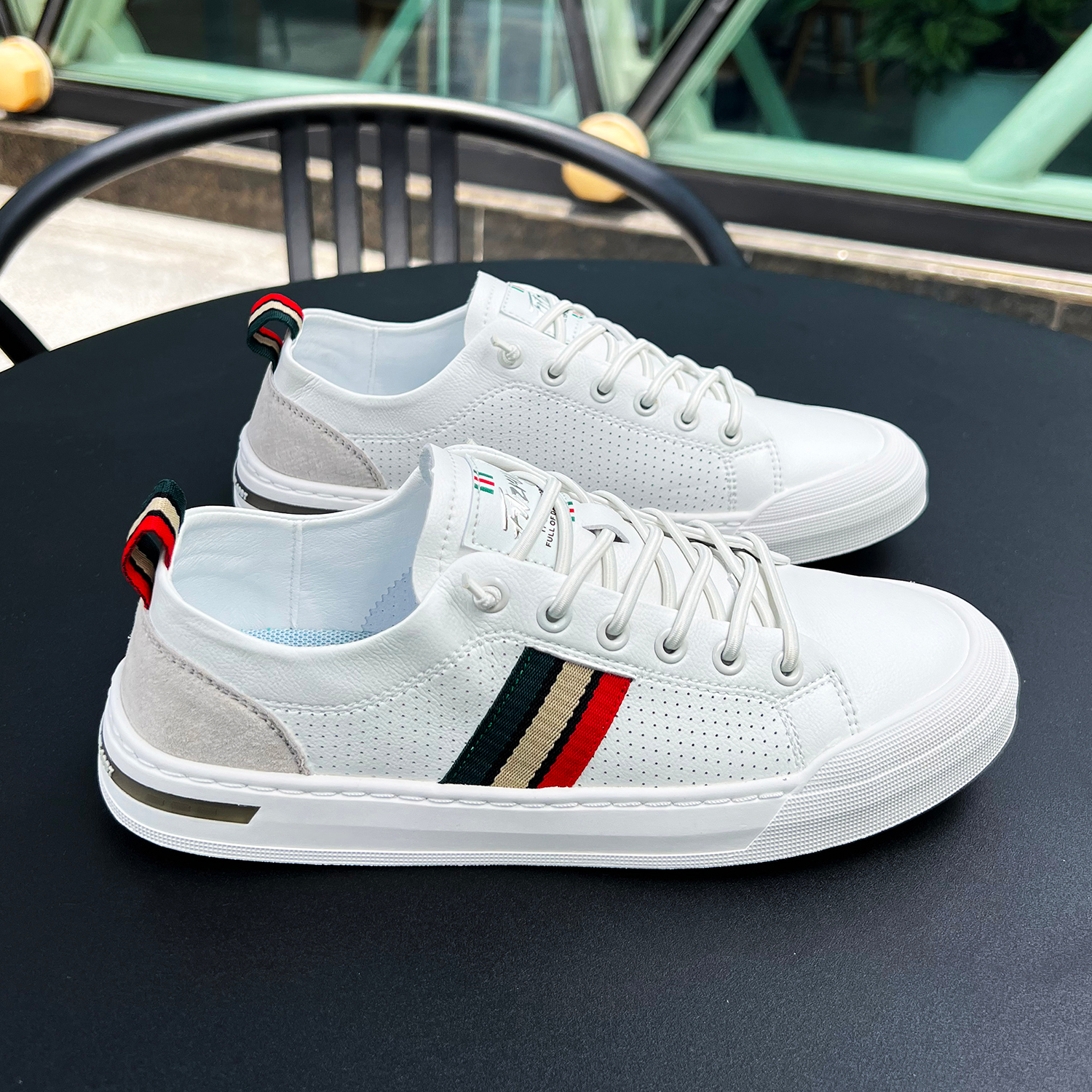 Giày Nam cao cấp Bun Store - Giày da Nam đẹp Sneaker thời trang sang xịn G8818