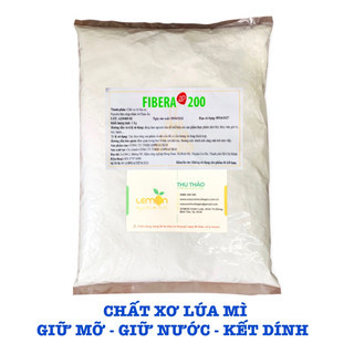 1Kg Bột chất xơ giữ nước, chống tươm mỡ FIBERA AP 200 chuyên dùng cho lạp xưởng, xúc xích, giò chả, pate