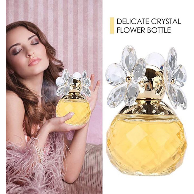 Nước Hoa Cao Cấp Happy Flower 60ml Thiết Kế Tinh Xảo Hương Thơm Quý Phái Ngọt Ngào, Nước Hoa Nữ Thơm Lâu Cuốn Hút