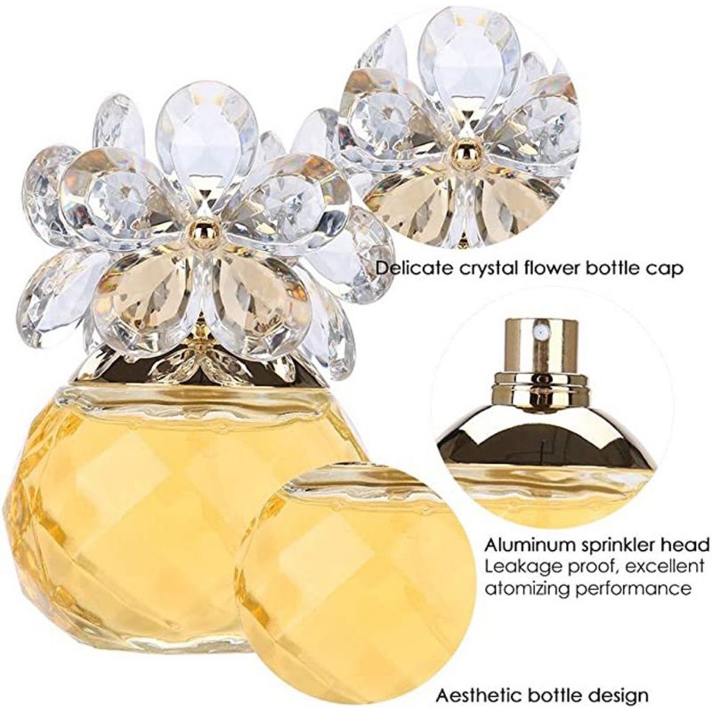 Nước Hoa Cao Cấp Happy Flower 60ml Thiết Kế Tinh Xảo Hương Thơm Quý Phái Ngọt Ngào, Nước Hoa Nữ Thơm Lâu Cuốn Hút