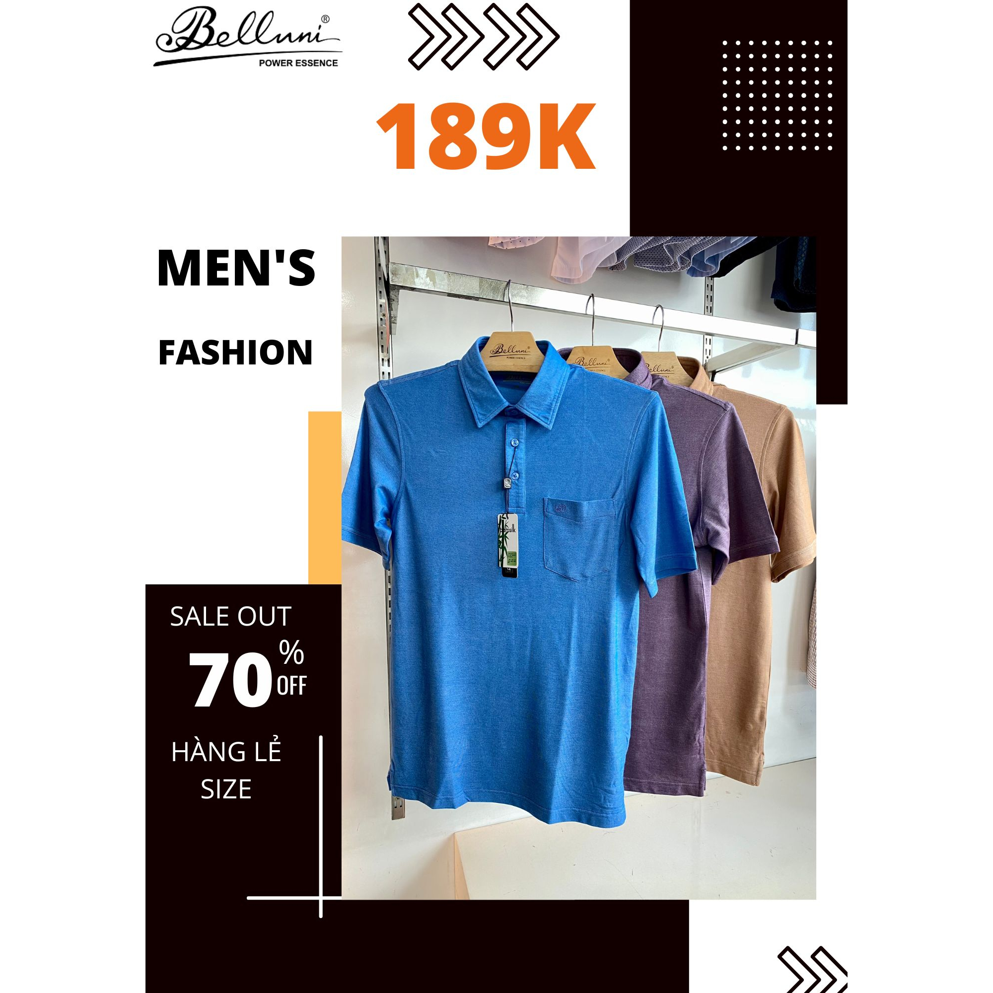 Áo polo nam BELLUNI AT.BS.040