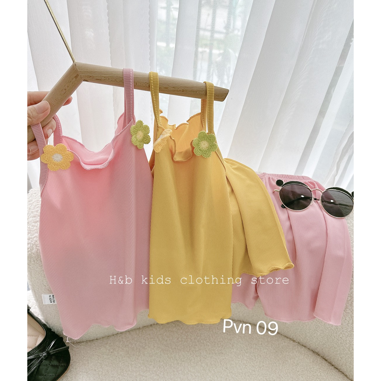 SALE BỘ HAI DÂY TĂM LẠNH BÉ GÁI SIZE 8-18KG(TH)