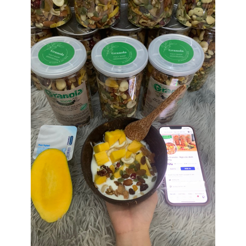 hạt dinh dưỡng Granola Daklak