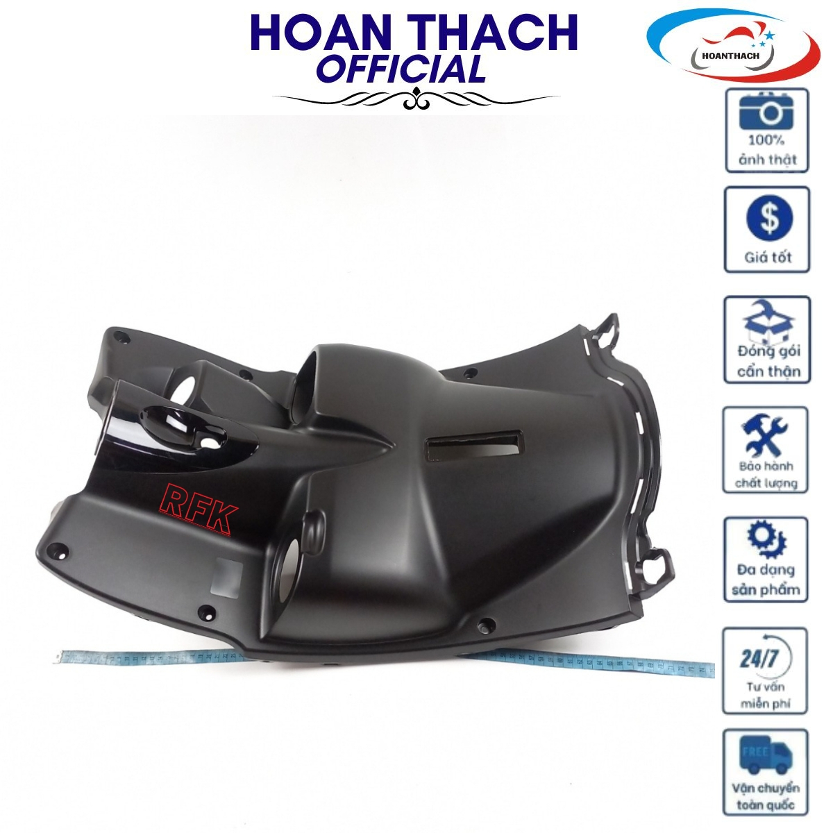 Ốp Ổ Khóa Cho Xe Máy Nozza Màu Đen yamaha, chính hãng HOANTHACH 1DRWF83210P0