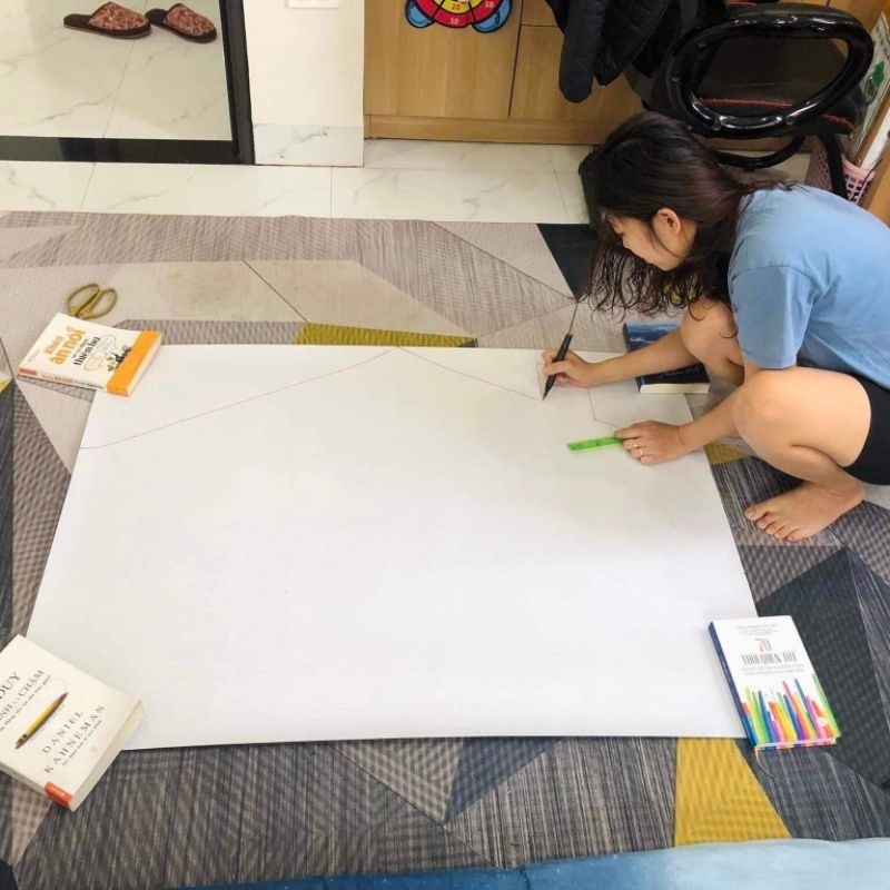 Bảng Từ Dán Tường Đa Năng Cho Bé