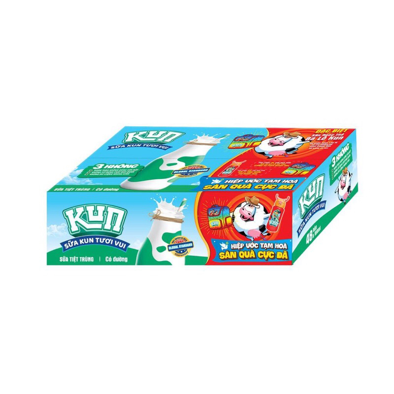 💥✨Sữa Kun có đường 180ml Date mới
