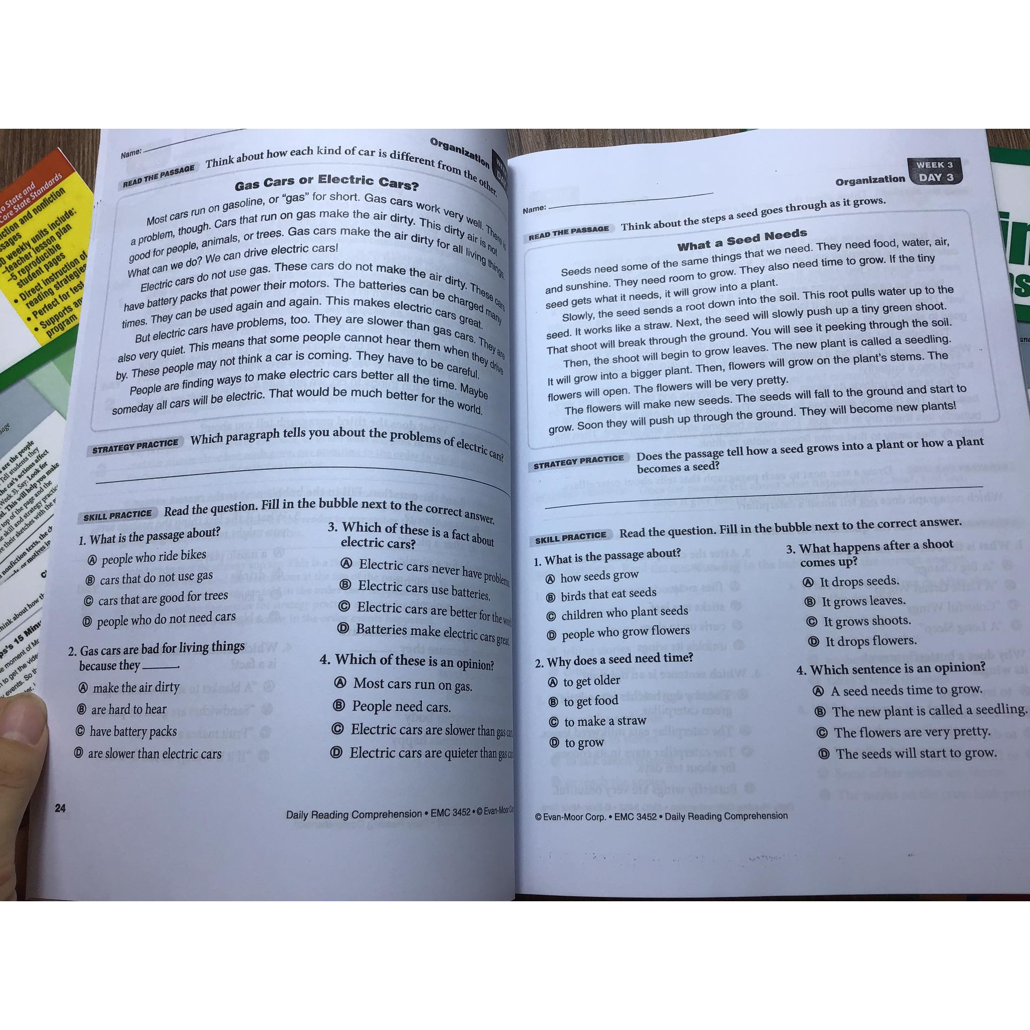 DAILY READING COMPREHENSION full 8q