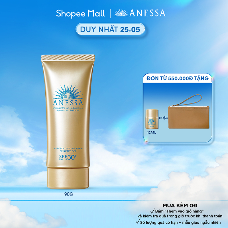 Gel chống nắng bảo vệ hoàn hảo Anessa Perfect UV Sunscreen Skincare Gel 90g