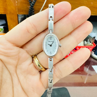 ( Bạc đúc 925) Đồng hồ nữ si nhật bằng bạc đúc dáng lắc tay hiệu Farelabise