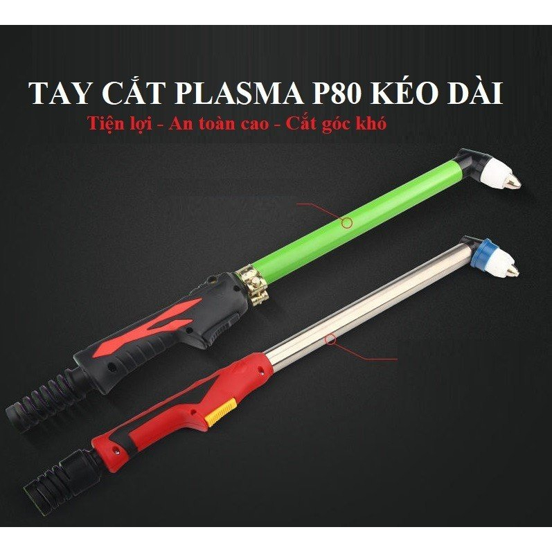 Tay cắt plasma P80 kéo dài Thước cắt tròn mỏ cắt plasma P80 Phụ kiện máy cắt plasma