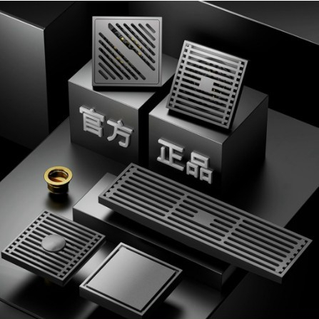 Phễu Thoát Sàn, Ga Thoát Nước Nhà Tắm Inox 304 Tích Thước Mặt 10*10cm Phù Hợp Ống 50-76mm