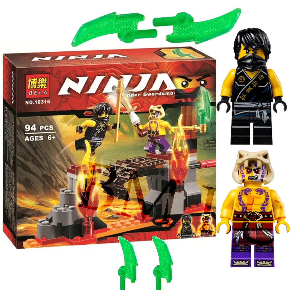 Lắp ráp Ninjago ss4 No.10316 của Bella, trận chiến của Cole.
