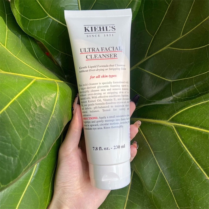 Sữa rửa mặt tạo bọt dịu nhẹ Kiehls Ultra Facial Cleanser Mini 30ml