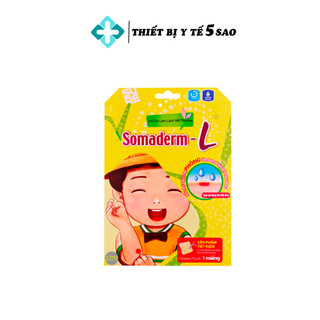 Miếng dán hút mụn, băng dán vết thương hydrocolloidHàn Quốc Somaderm-L 7,5x7,5cm
