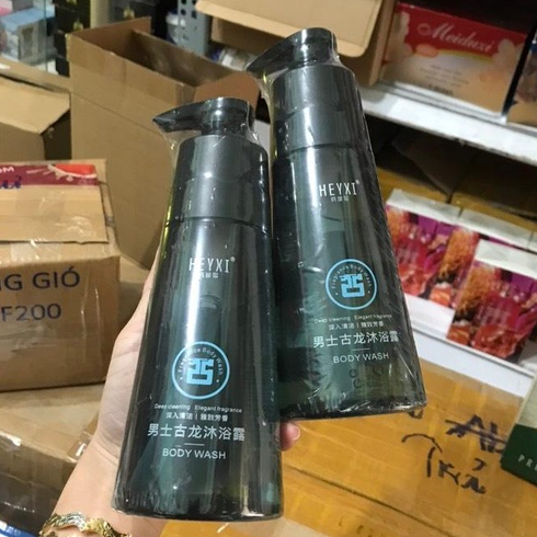 Sữa tắm nước hoa nam HEYXI 350ml thơm lâu hương thơm nam tính