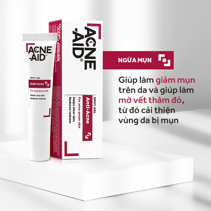 (Quà tặng không bán) Gel chấm mụn ACNE-AID SPOT GEL ANTI-ACNE 10g