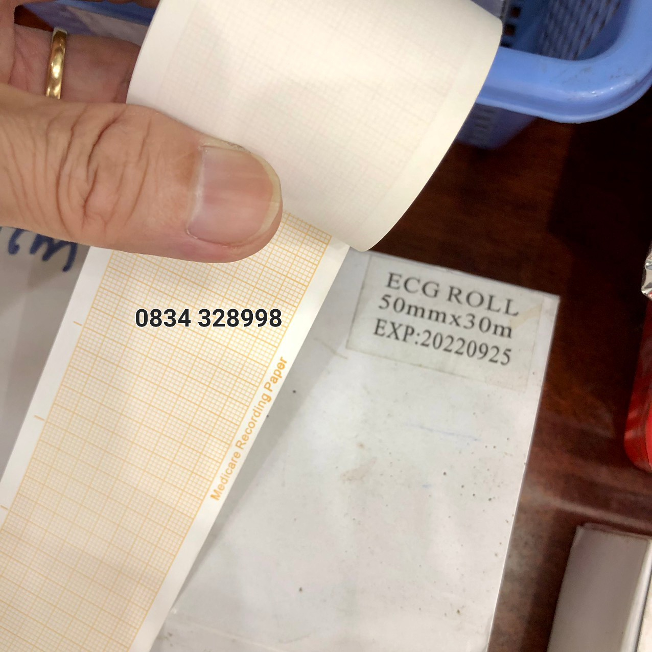 Giấy điện tim 50mmx30m