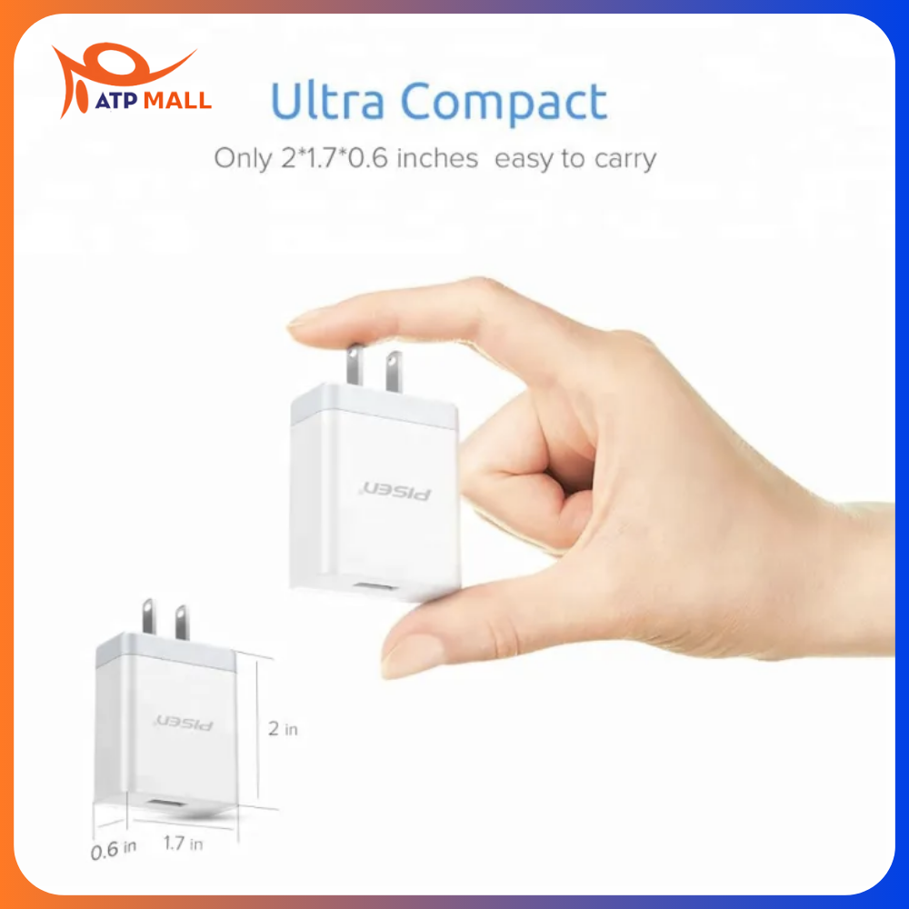 Cóc Sạc Nhanh 20w Pisen Chính hãng [ATP MALL]