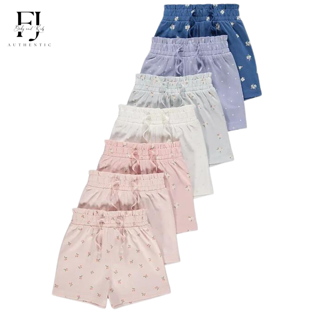 Quần đùi bé gái chính hãng George, quần đùi cotton họa tiết cho bé 2 tuổi đến 7 tuổi Auth