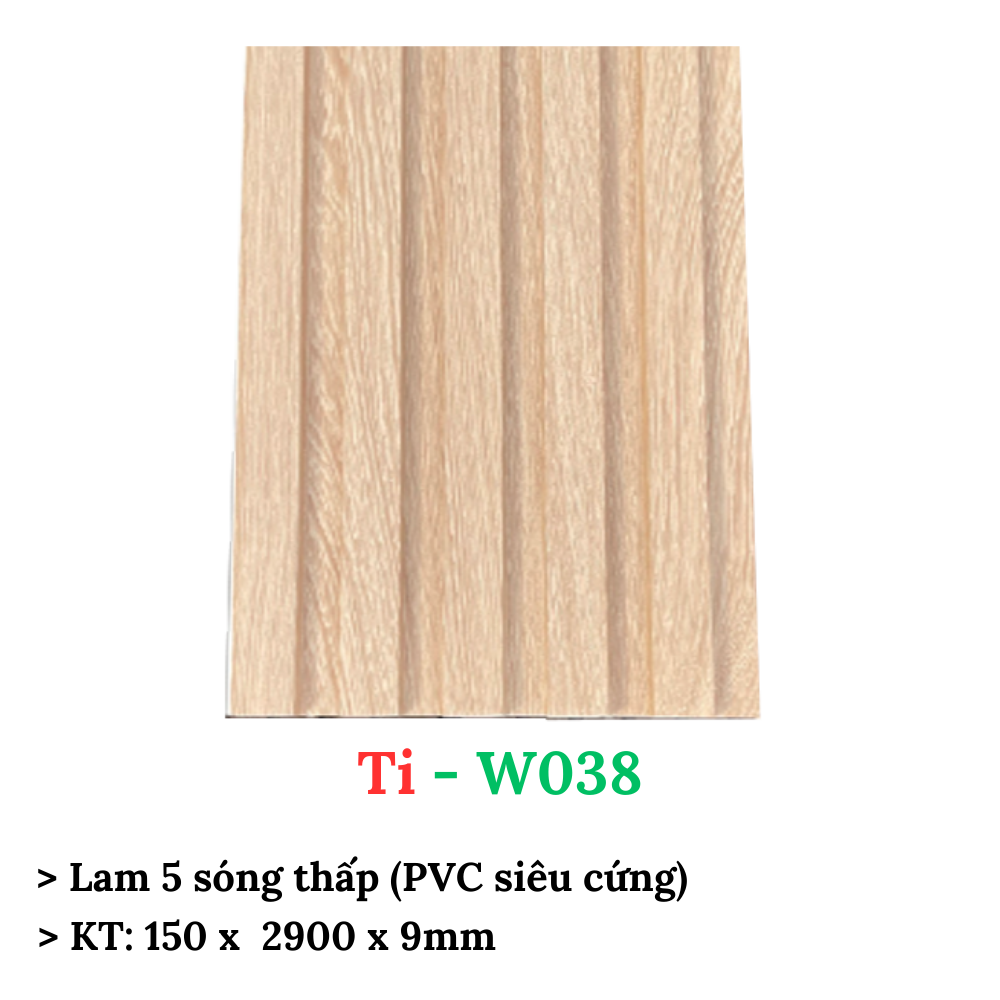 Lam gỗ nhựa 5 sóng thấp, KT:150 x2900 x 9mm, mẫu mã đa dạng, màu sắc độc đáo, có phí ship hàng, hàng có sẵn giao ngay