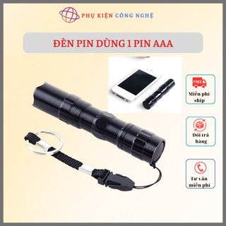 Đèn pin police mini 3w, 1 pin aa