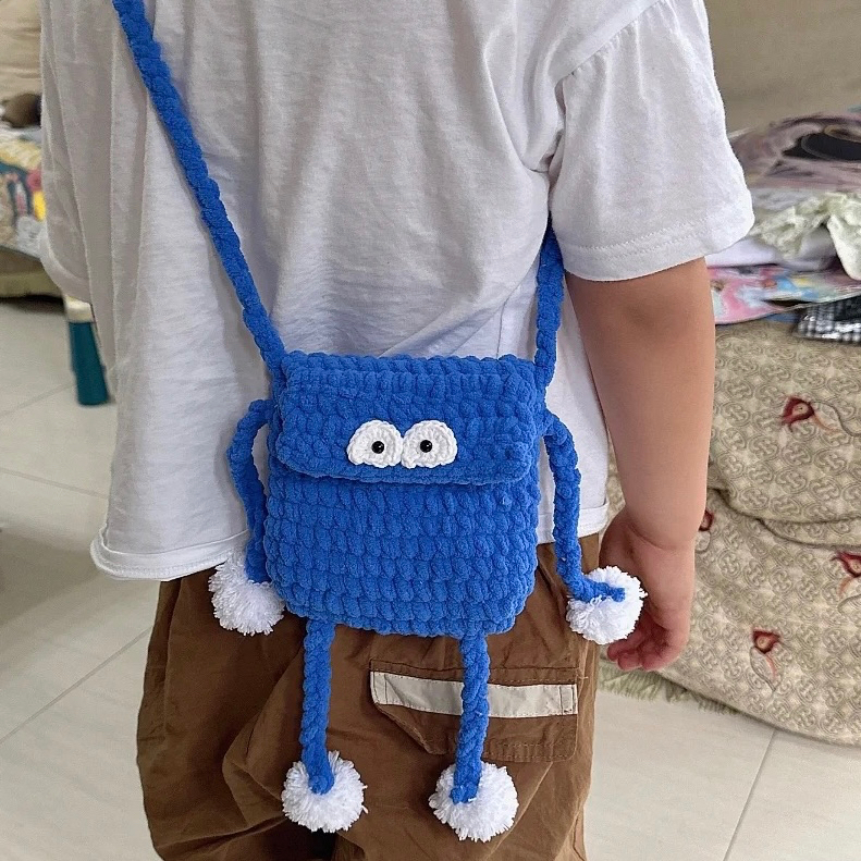 TÚI CON BỌ LEN NHUNG ĐŨA