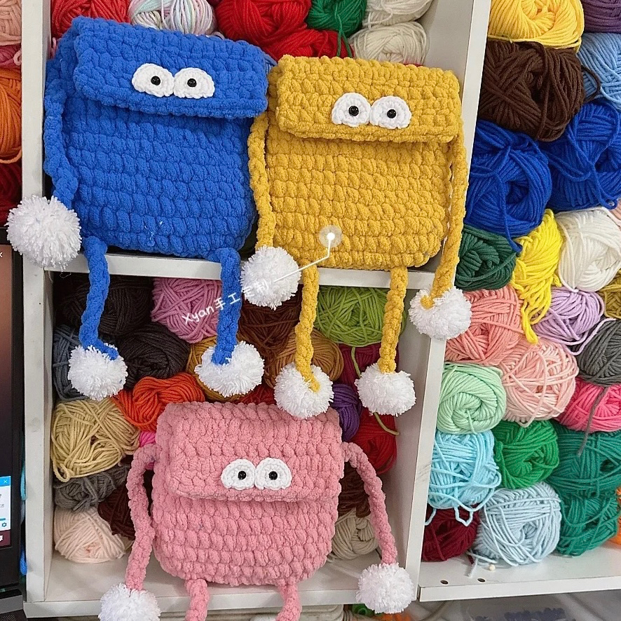 TÚI CON BỌ LEN NHUNG ĐŨA