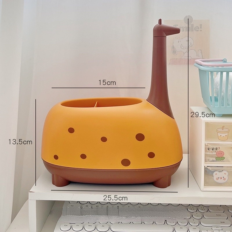 Ống Cắm Bút, Đựng Đồ Lặt Vặt Hình Hươu Cao Cổ Dễ Thương Decor Trang Trí Bàn Học.