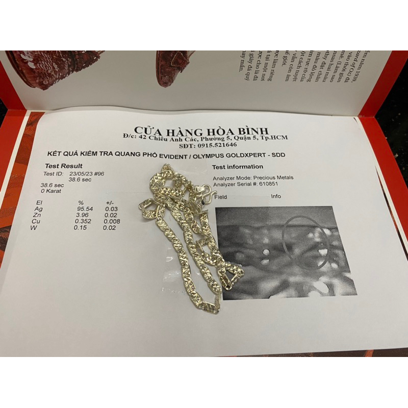 Dây chuyền nam bản dẹt khắc máy -DCN002 - Bạc ta 950 nguyên chất