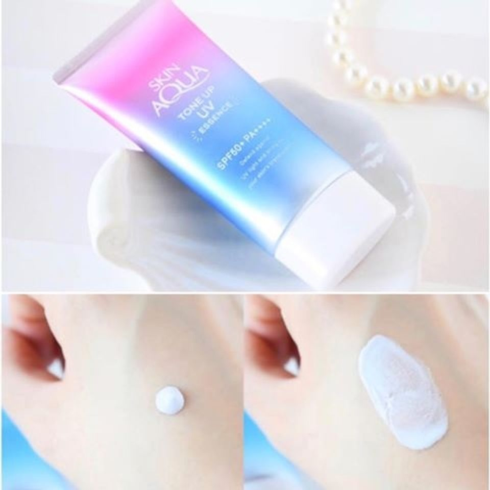 Kem chống nắng Skin Aqua Tone up UV SPF 50+, Nhật Bản (80g) bản nội địa