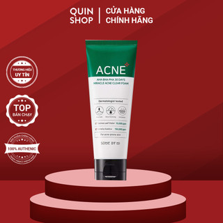 Sữa Rửa Mặt Giảm Dầu, Mụn Some By Mi AHA-BHA-PHA 30 Day Miracle Acne Clear Foam