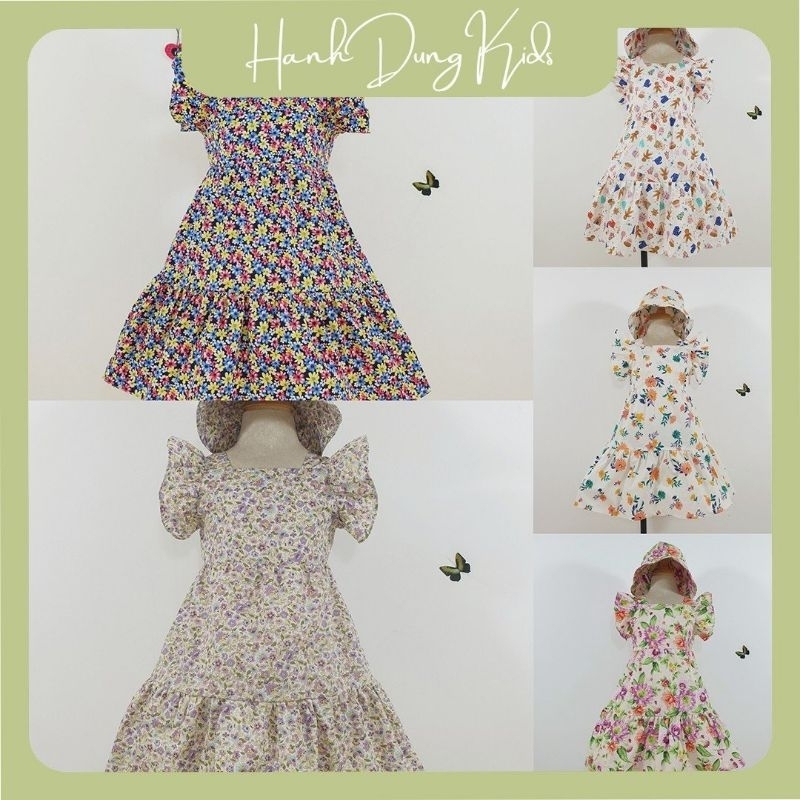 Sét đầm cotton và nón giải nhiệt ngày hè