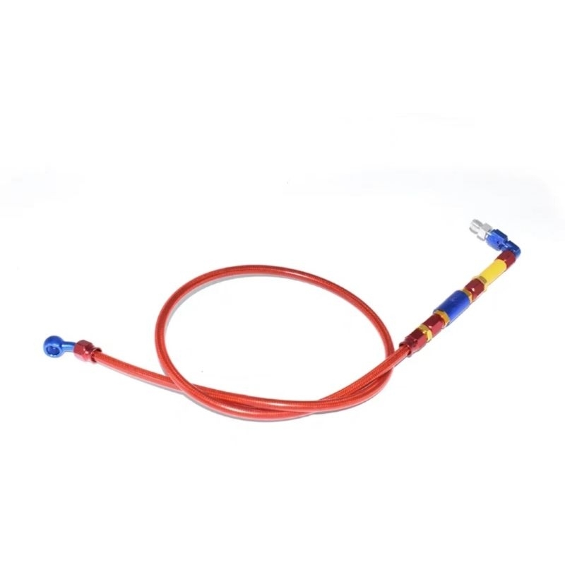 Dây dầu độ trước sau nhôm cnc 90° cho xe điện  xe máy