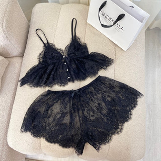 Set đồ ngủ lót ren bralette thiết kế cao cấp