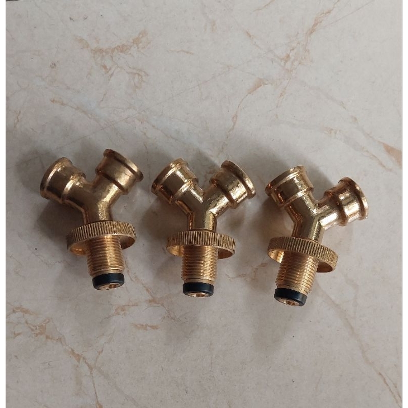 Y đồng chia gas sử dụng 2 bếp
