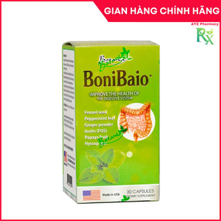 BoniBaio - Giúp cân bằng hệ vi khuẩn có lợi cho đường ruột & tăng cường sức khỏe của hệ tiêu hóa - 30 viên - ATZ