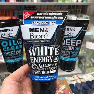 Sữa rửa mặt Biore men tuýp 100g