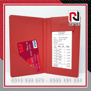 Bìa tính tiền cao cấp, Bìa kẹp bill "NẮP CÓ NAM CHÂM" phù hợp cho nhà hàng, quán ăn