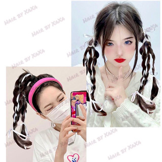 [CÓ SẴN] Chùm 2 Bím Tóc Giả Thắt Ruy Băng X99