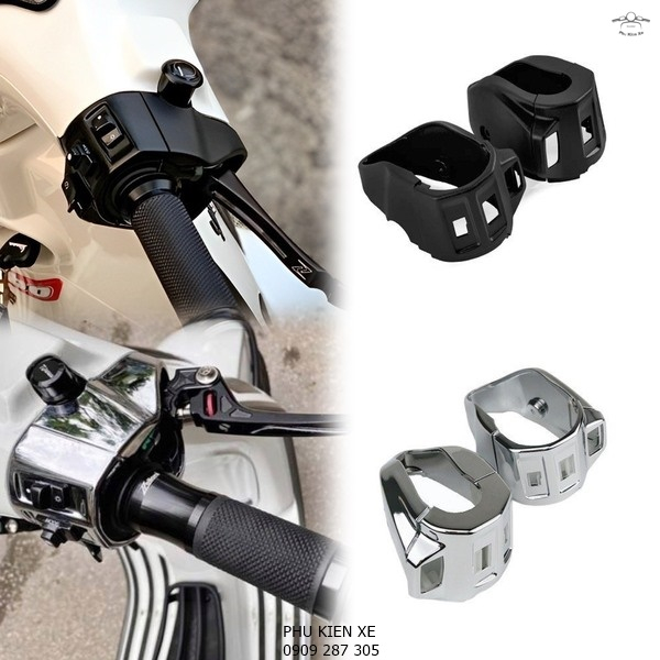 Cùm Tay Lái Cao Cấp Cho Vespa Sprint Primavera Đời Iget