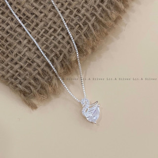 Dây chuyền bạc nữ hình Thiên Nga Lii.A Silver