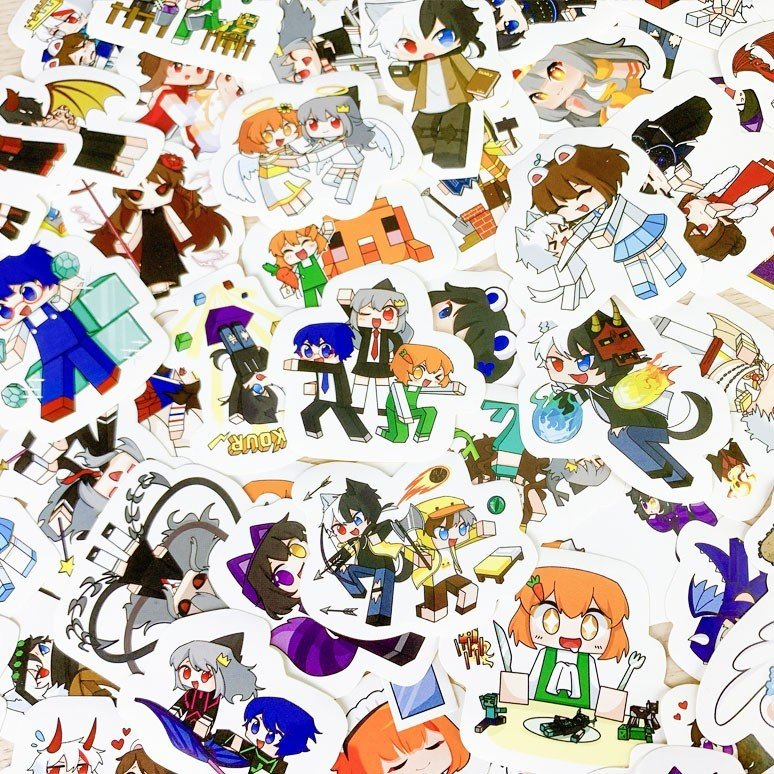 Sticker Hero Team Mine.craft, hình dán hero team mine.craft