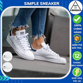 Giày Adidas Stan Smith Navy Chính Hãng 💙SIMPLE SNEAKER💙 Adidas Stan Smith Xanh Lá Giày Thể Thao Nam Nữ Full Box [FX5501]